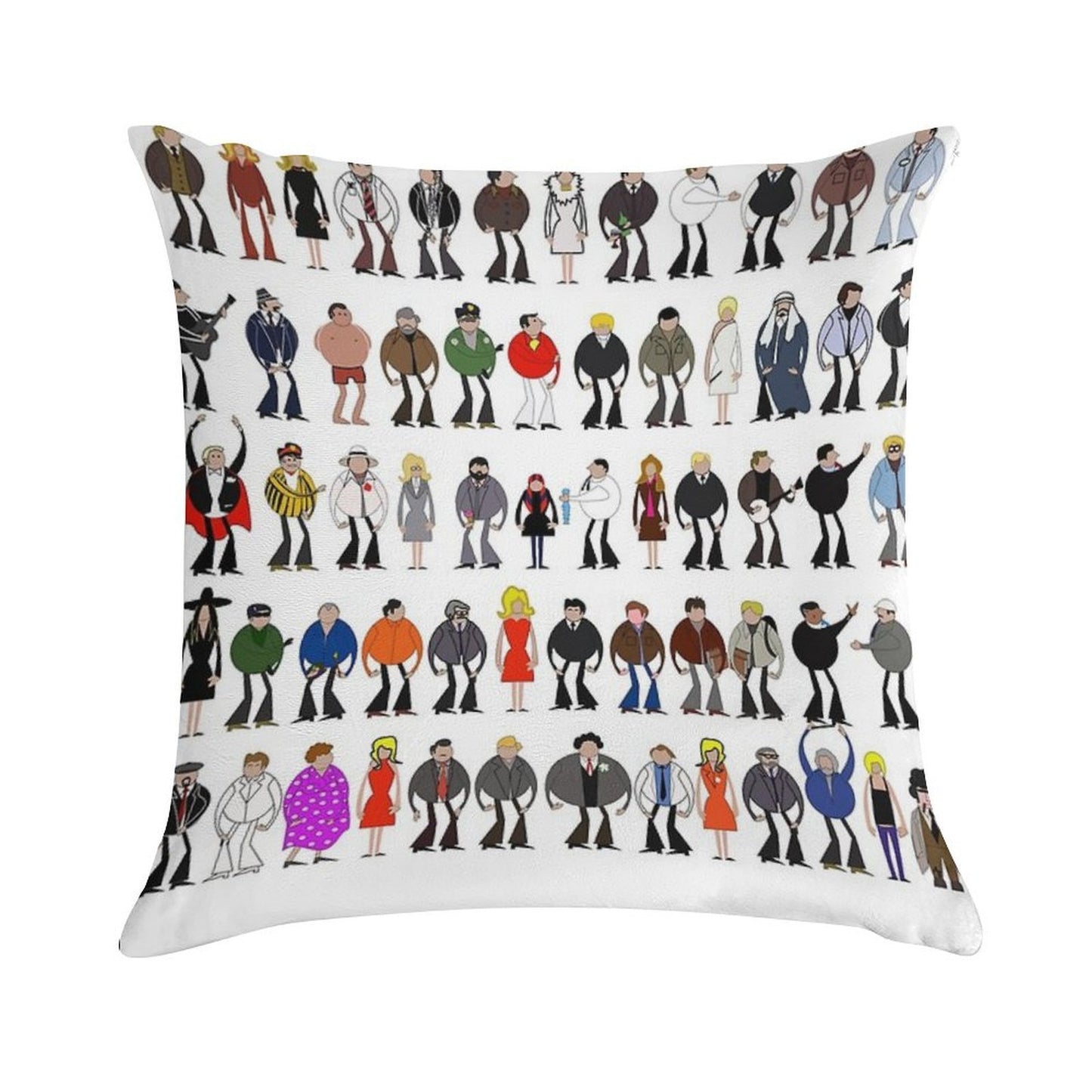 Columbo - The Murderers Soft Reinforced Edging Throw Pillow
