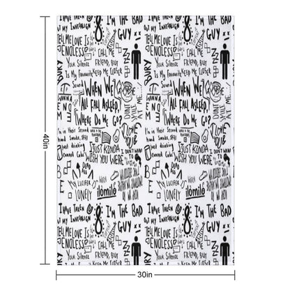 Billie Eilish Throw Blanket