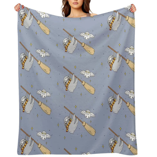 Harry The Sloth Throw Blanket