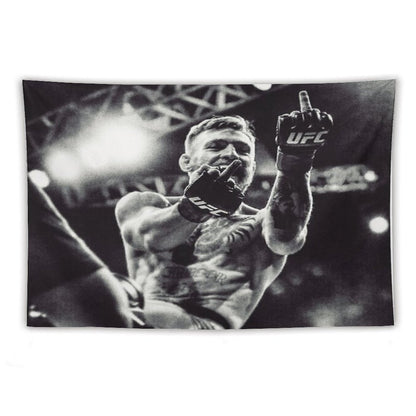 Conor McGregor Middle Finger - Notorious Tapestry