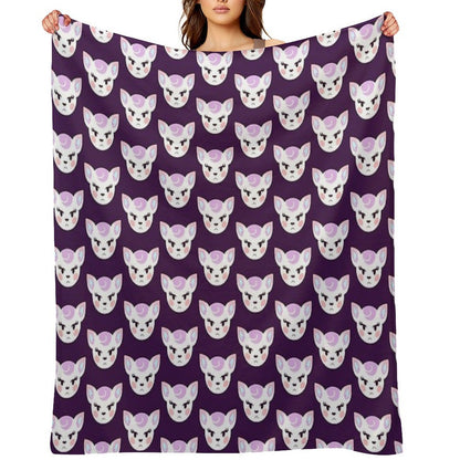 Deer Gal Diana Throw Blanket
