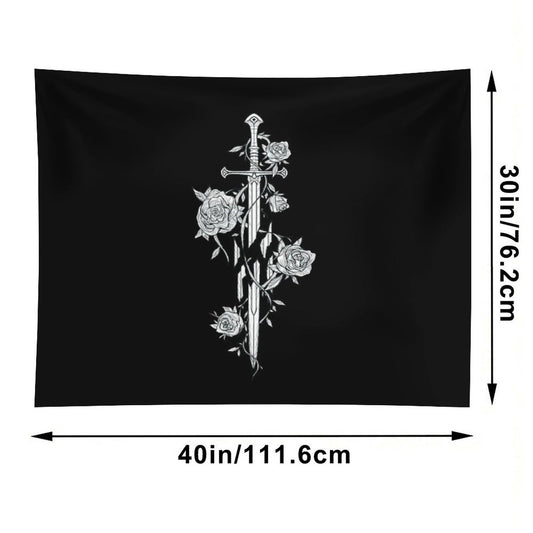 Roses of The Broken Sword Tapestry