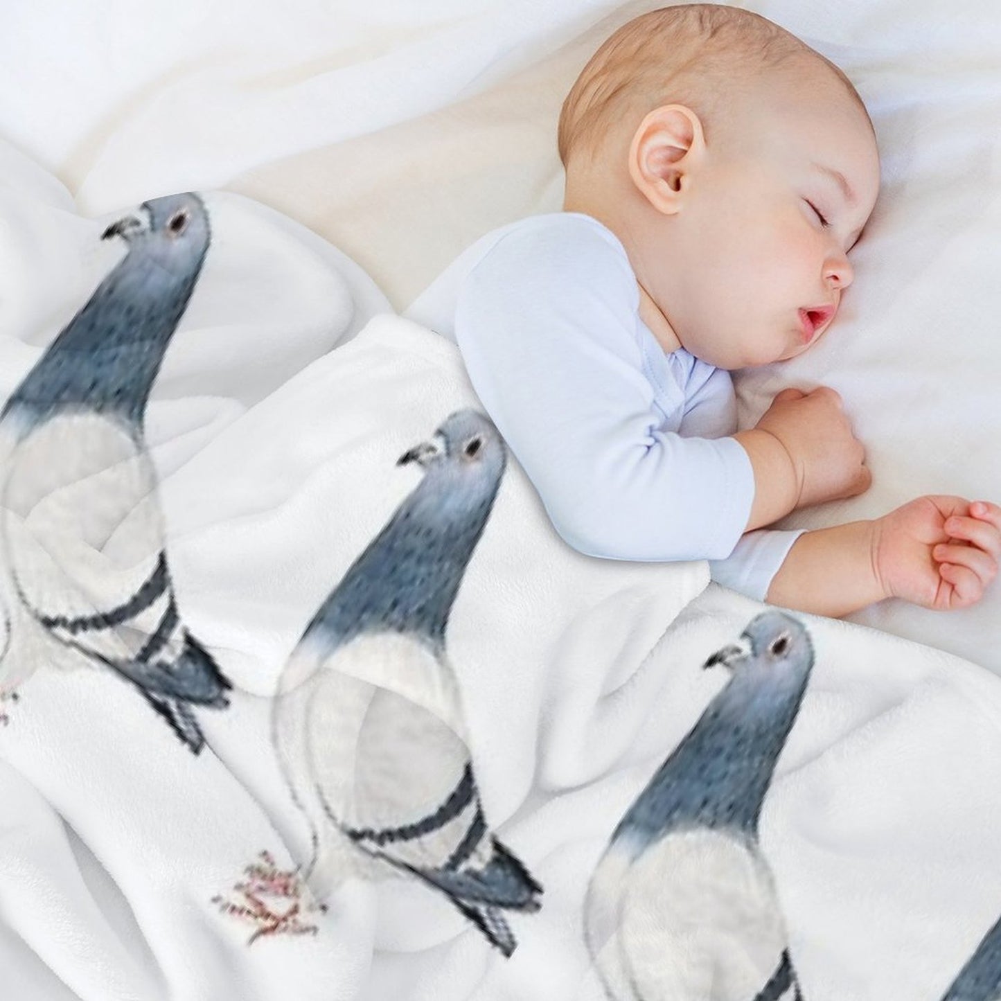 Pigeon Throw Blanket