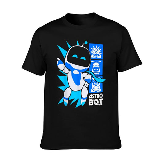 Astro Bot Rescue Mission Victory Pose Game  Rolled Sleeves T-Shirt