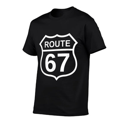 Route 67 Funny Six Seven 6 7 Meme Interstate Highway I-67  Odor-resistant T-Shirt