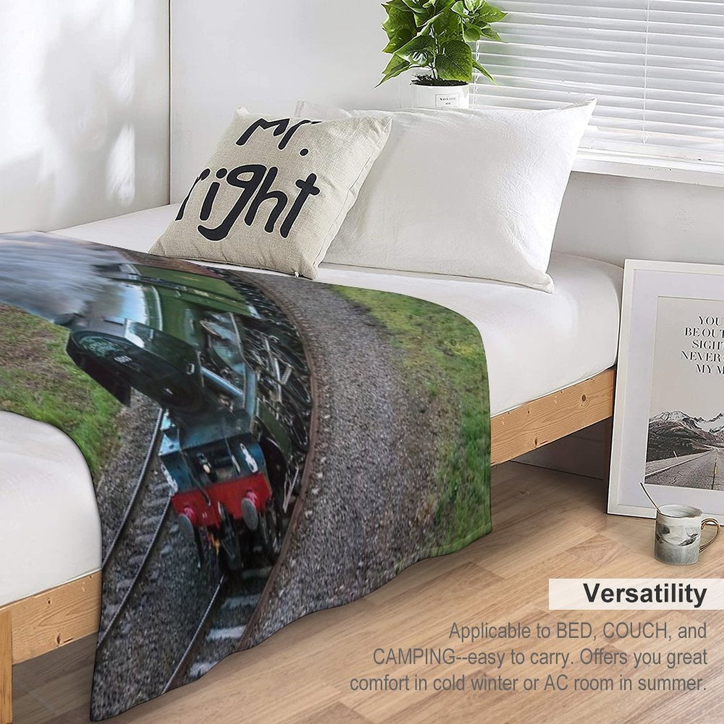 Flying Scotsman Throw Blanket