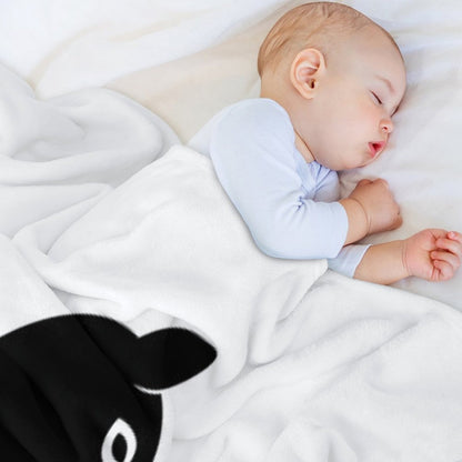 Yin Yang Squirrel - Zen Yoga Symbol Throw Blanket