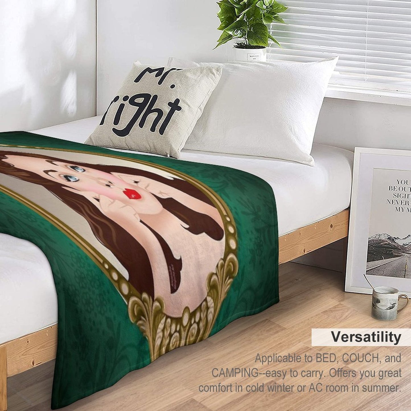 Scarlett Mirror Throw Blanket