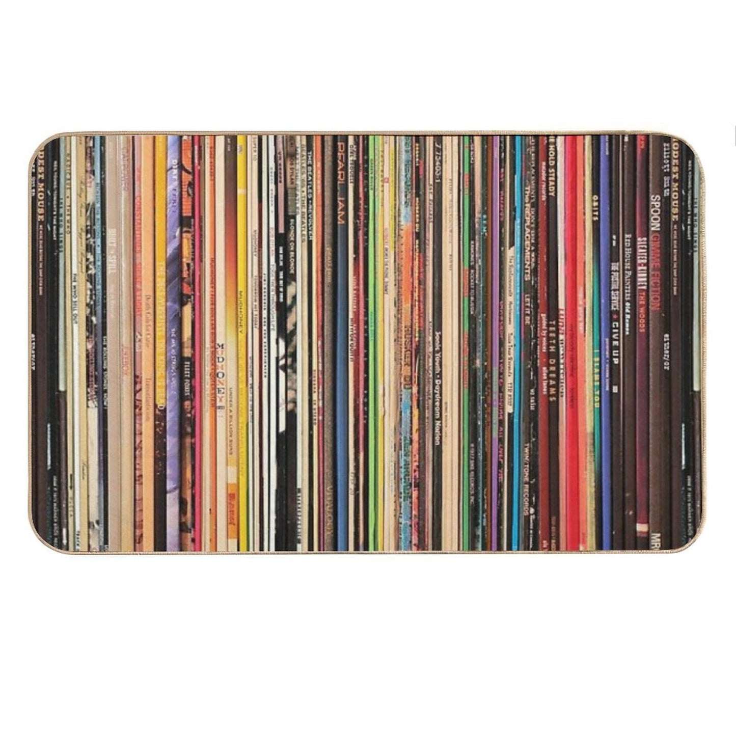 Record Collector Bath Mat