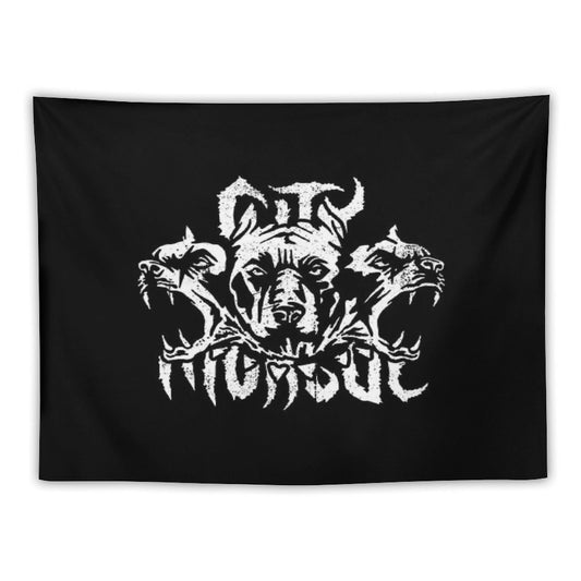 Three Hell's Dogs Tapestry
