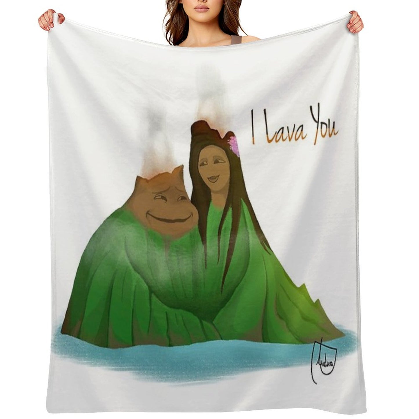 I Lava You Throw Blanket