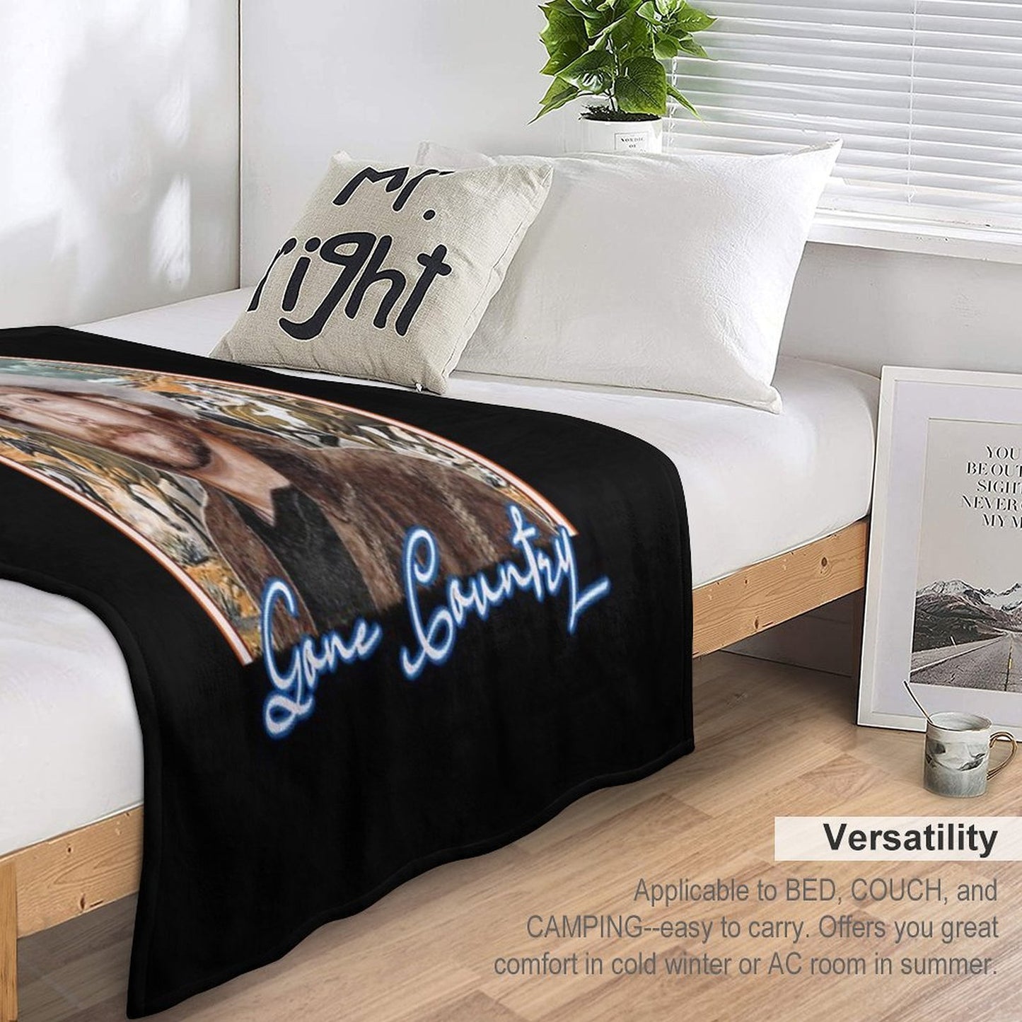 Alan Jackson Throw Blanket