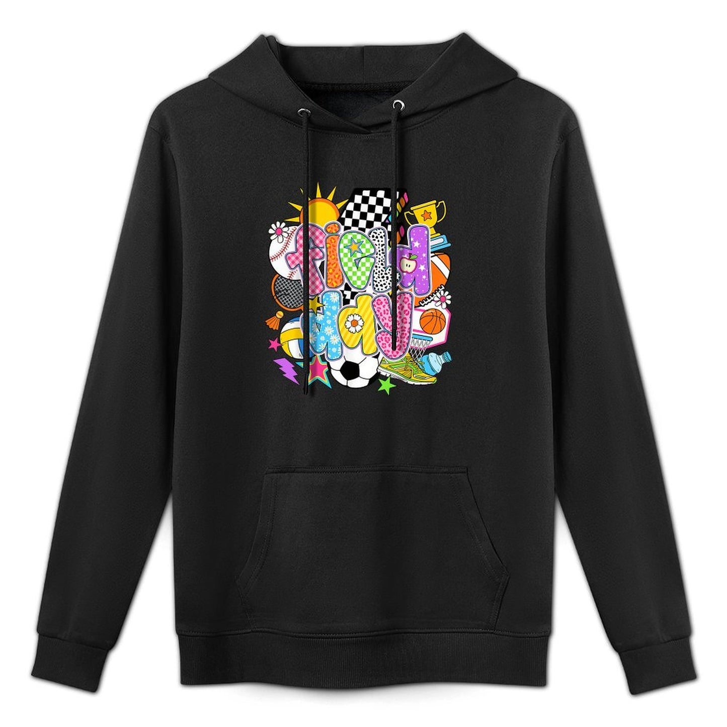 Field Day Fun Day Let The Games Begin Field Trip Teacher Kid Cotton-Polyester Blend Hoodie