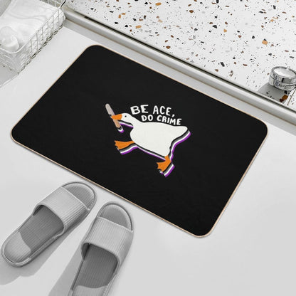 Be Ace Do Crime Goose Bath Mat
