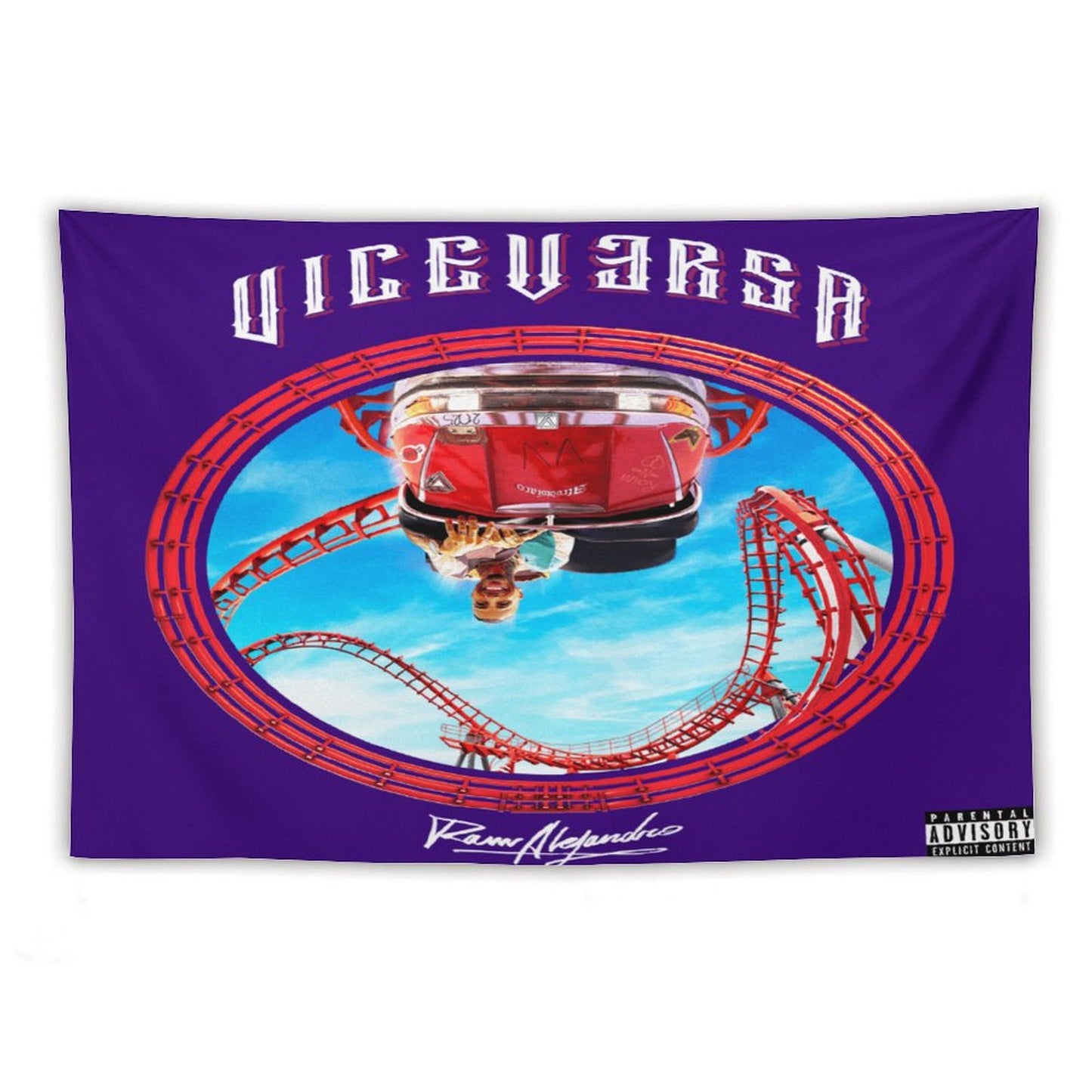 Rauw Alejandro - VICE VERSA (English Translation) Tapestry