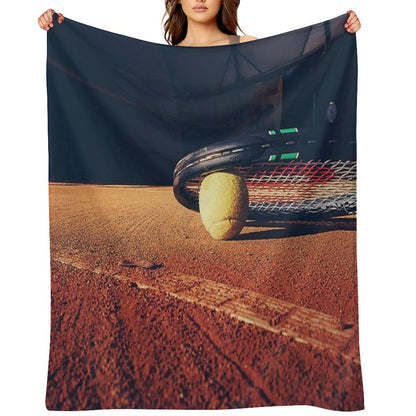 Tennis Ball Throw Blanket