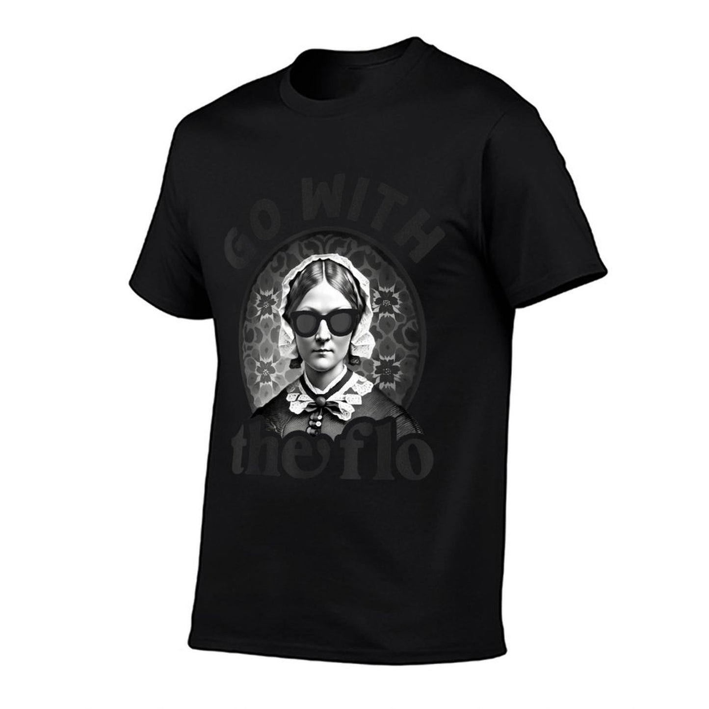 Womens History Nurse Florence Nightingale Go With The Flo T-Shirt