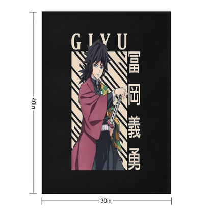 Demon Slayer - Giyu Tomioka Throw Blanket