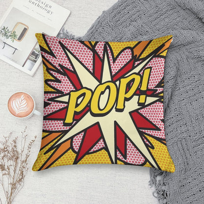 POP Comic Book Pop Art Cool Retro Trendy Soft Ultra-Soft Texture Throw Pillow