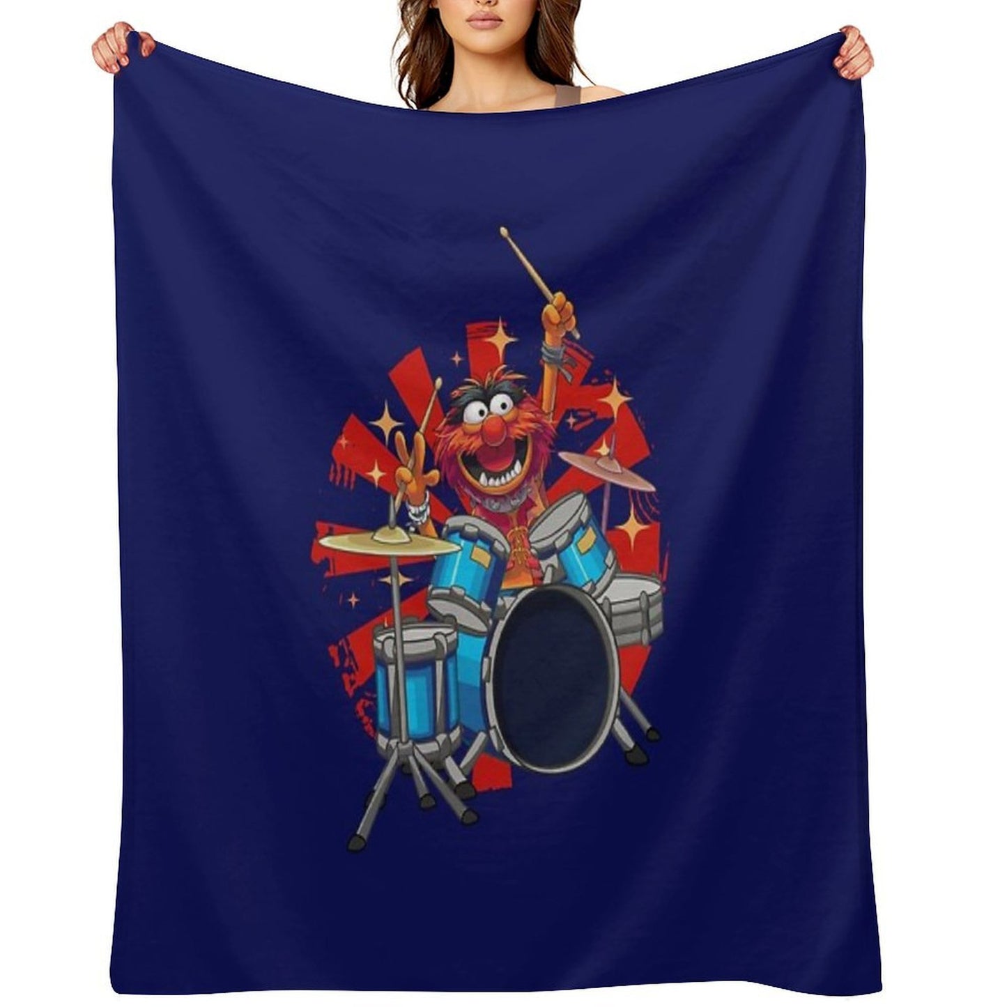 ANIMAL DRUMMER THE MUPPETS SHOW Throw Blanket