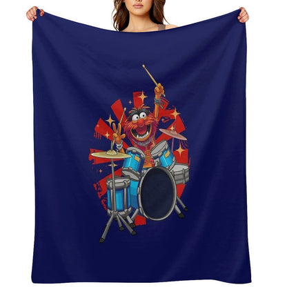 ANIMAL DRUMMER THE MUPPETS SHOW Throw Blanket