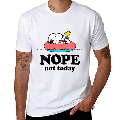 Womens Peanuts - Snoopy Nope Not Today  Durable T-Shirt