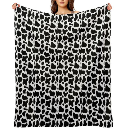COW PRINT BACKGROUND Throw Blanket