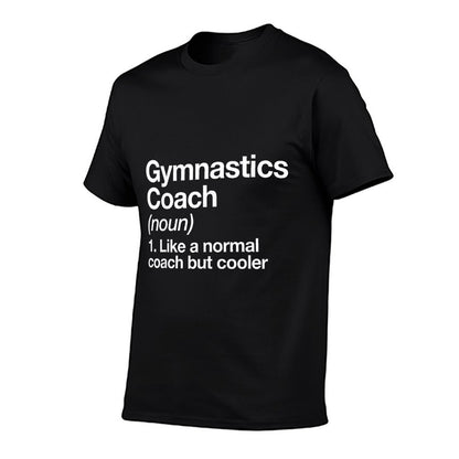 Gymnastics Coach Funny Sports Definition Trainer Instructor T-Shirt