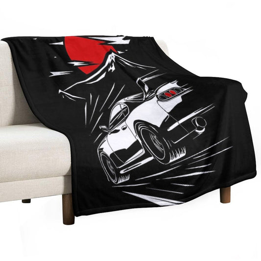 Toyota Supra MKIV  Haruna Throw Blanket