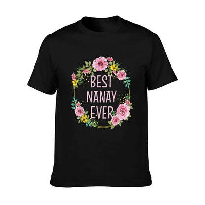 Mothers Day Floral Best Nanay Ever Filipino Mom T-Shirt