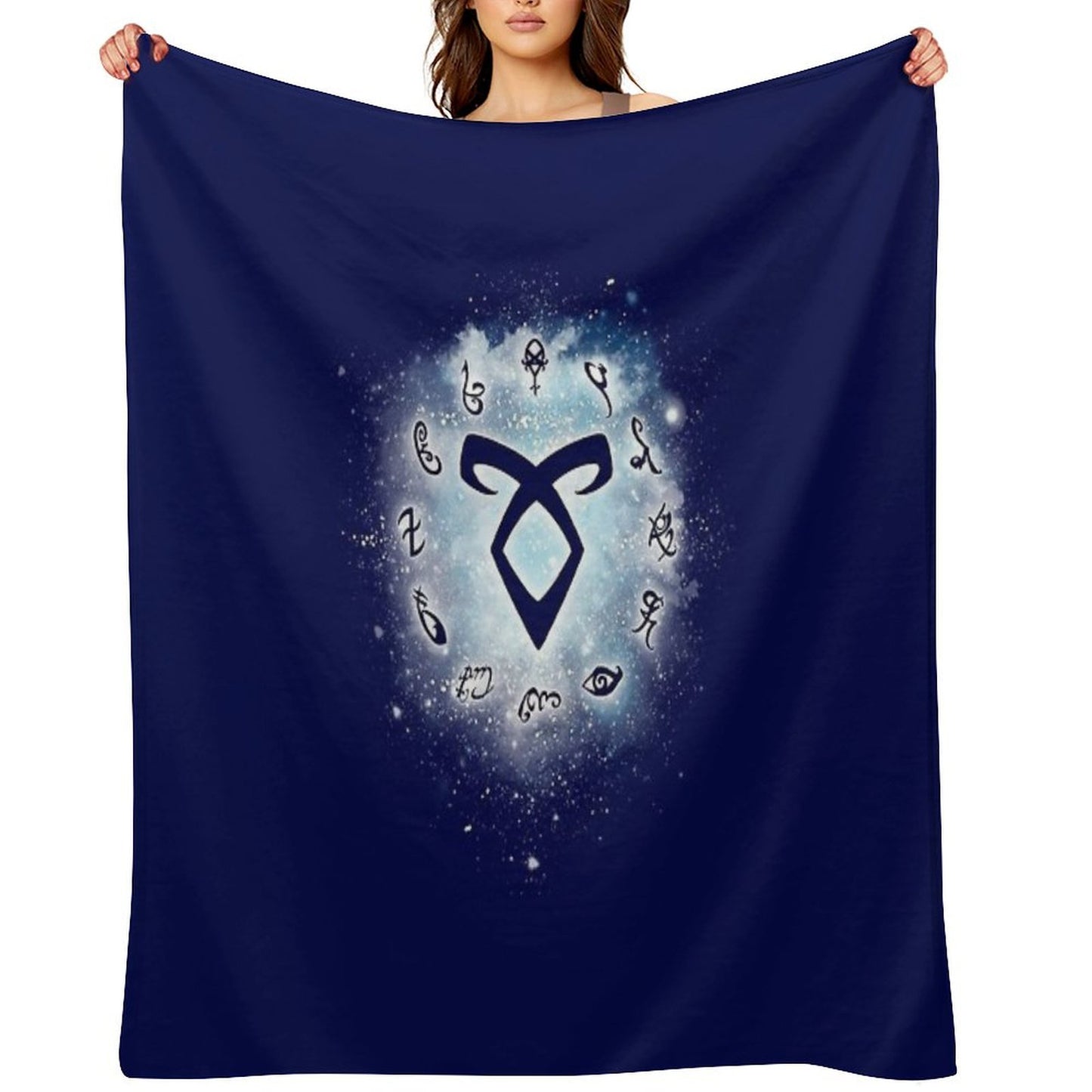 The Shadow Runes Throw Blanket