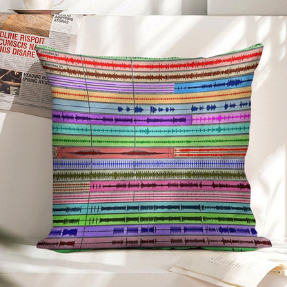 Music Tracks - Producer  Engineer Art Linen Throw Pillow Cover