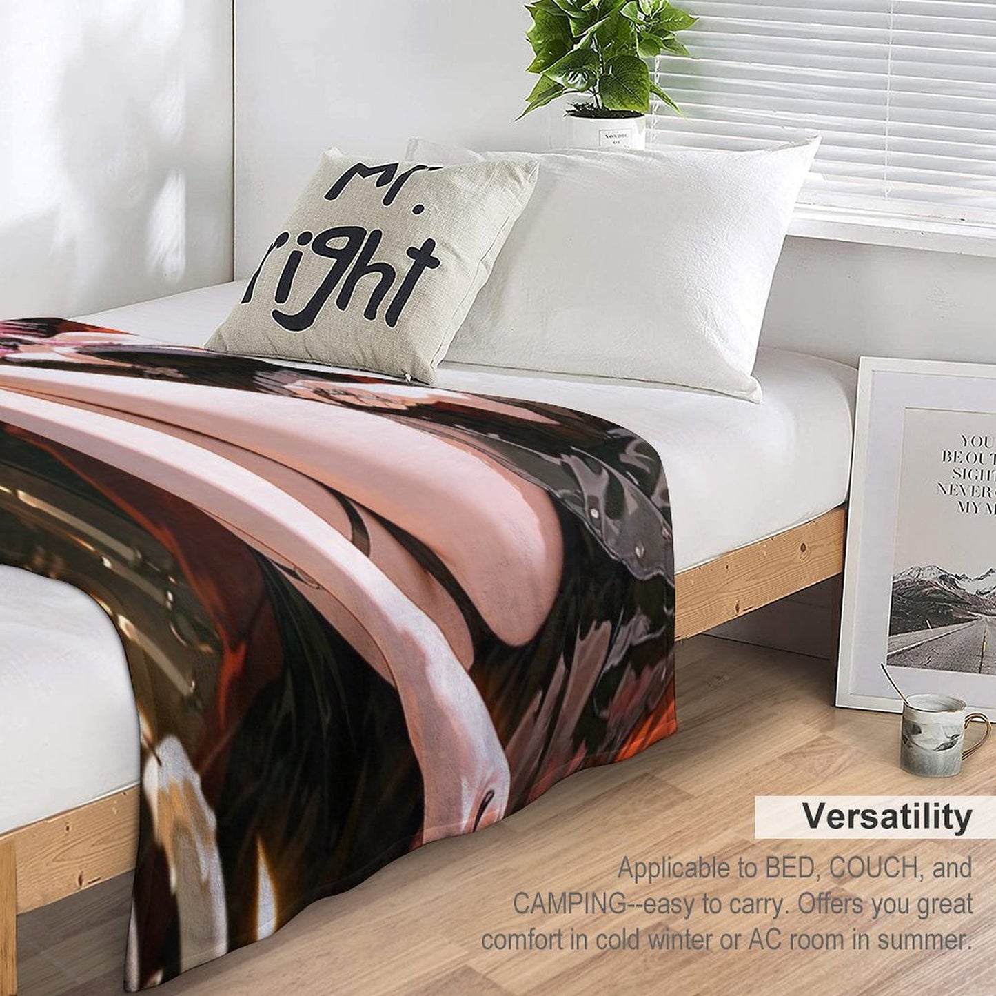 MARCH X Throw Blanket