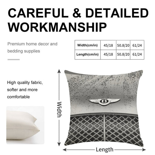 Bentley Grill Linen Throw Pillow Cover