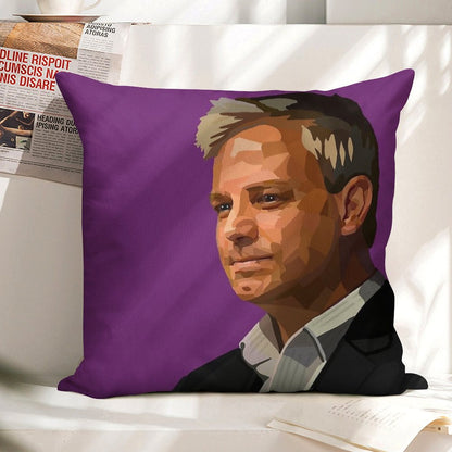 Prof. Brett Sutton Linen Throw Pillow Cover