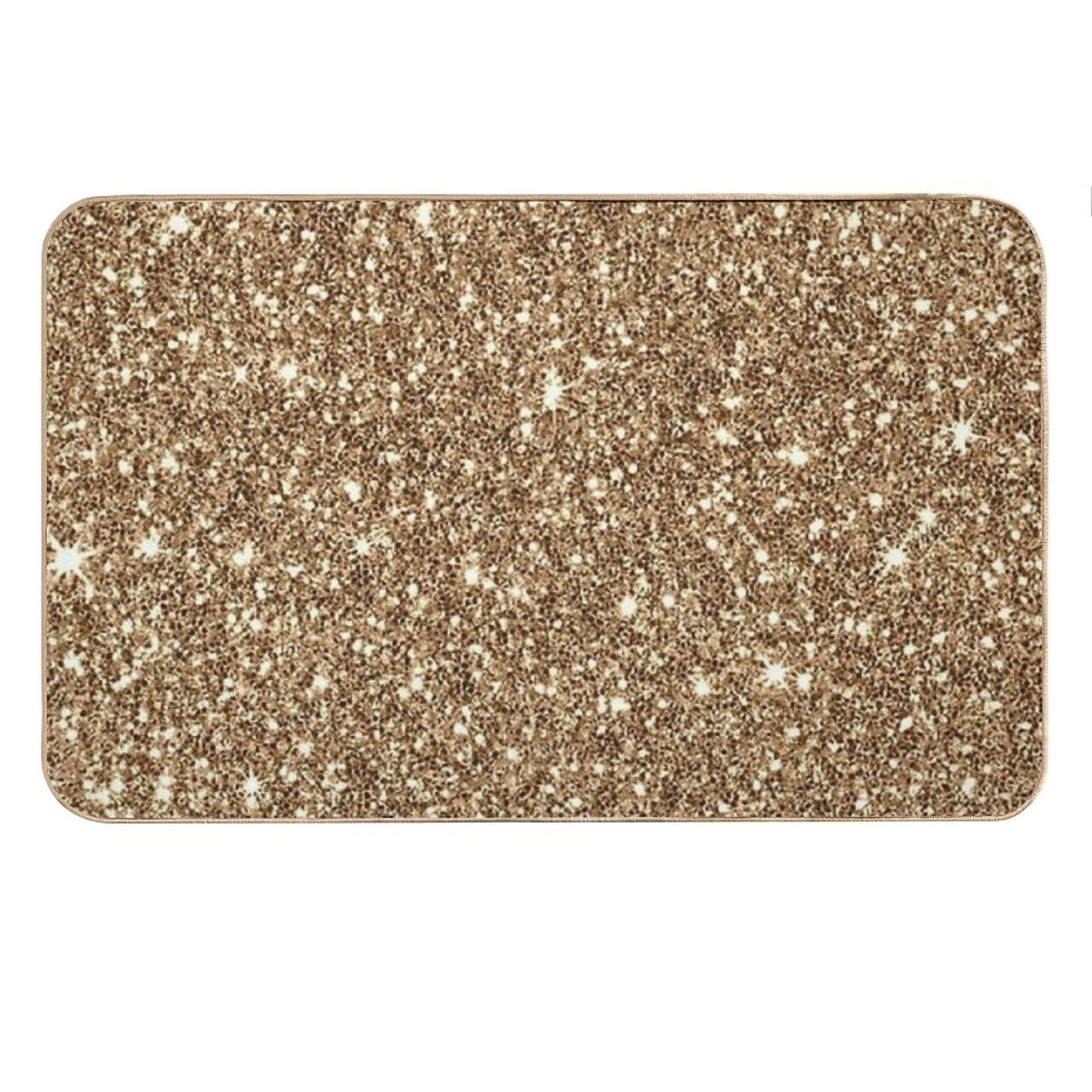 New Sparkling Glitter Print H Bath Mat
