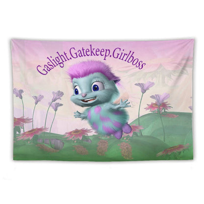 Bibble Gaslight Gatekeep Girlboss Tapestry