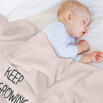 Growing Mushrooms Throw Blanket