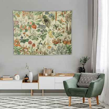 Adolphe Millot Fleurs Vintage Flowers Tapestry