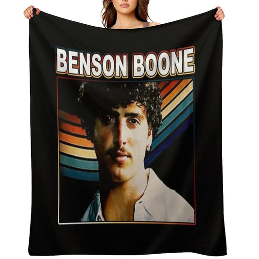 Vintage Bootleg Pop Musician V4 Throw Blanket