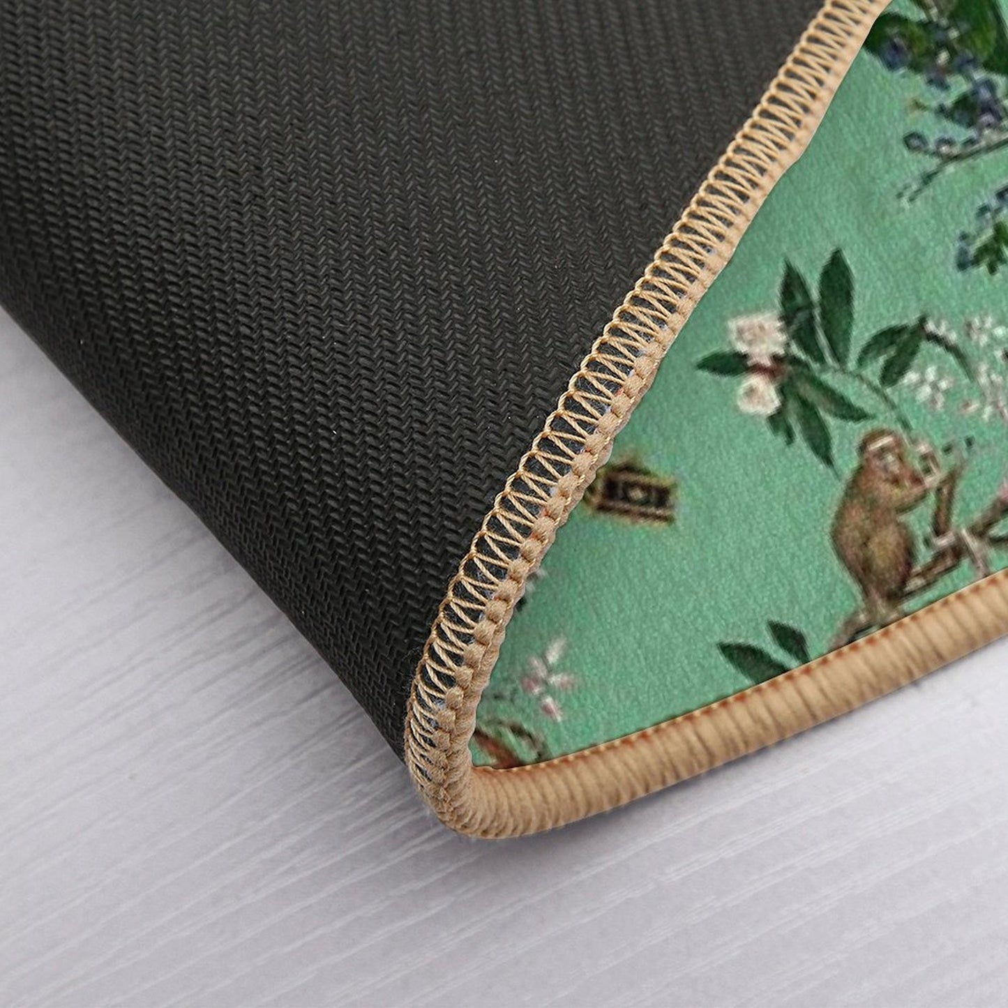 Monkey World Green Bath Mat