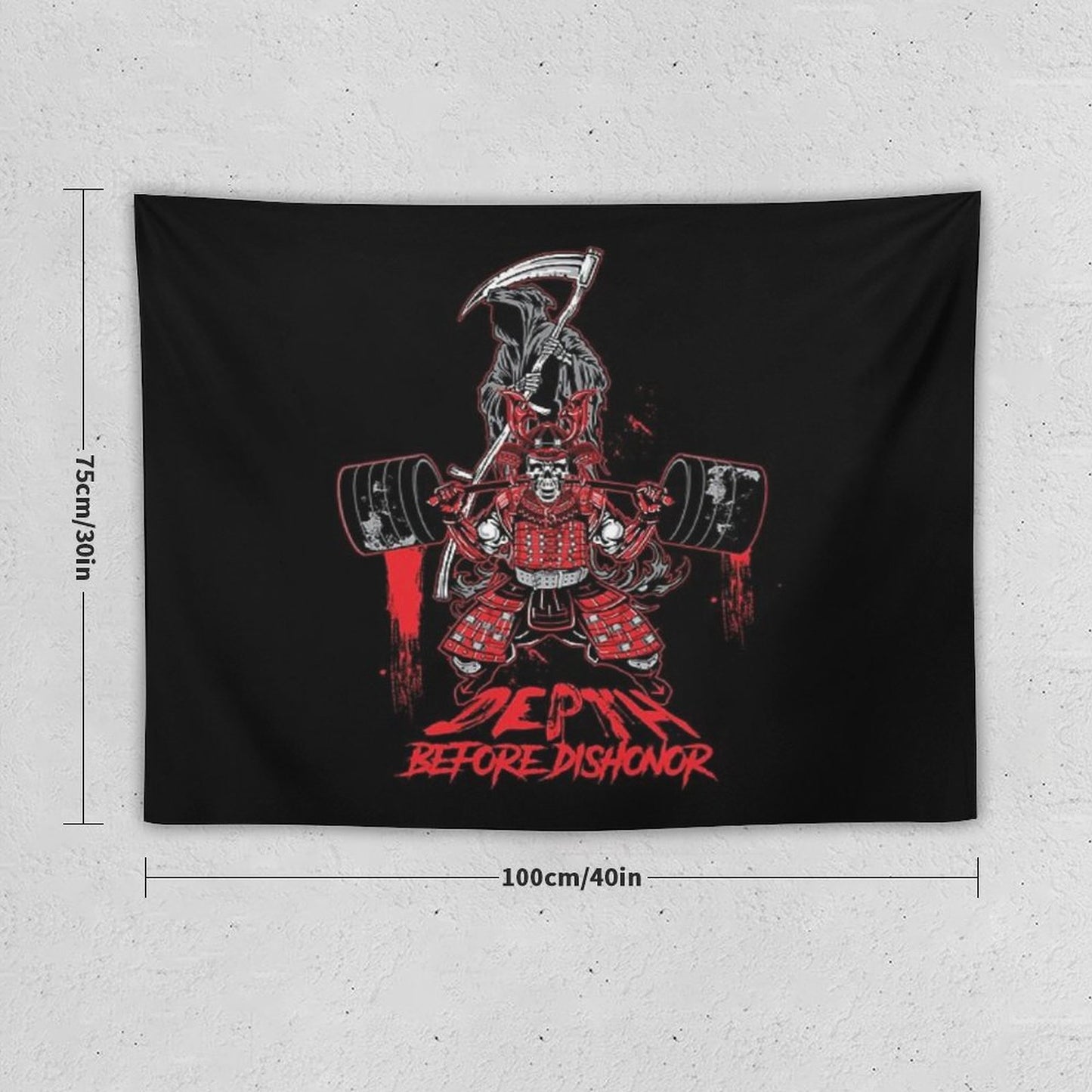 Depth Before Dishonor Tapestry