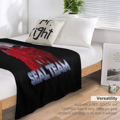 SEAL TEAM BRAVO ONE DEVGRU MISSION Throw Blanket