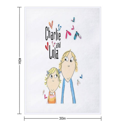 Charlie And Lola Throw Blanket