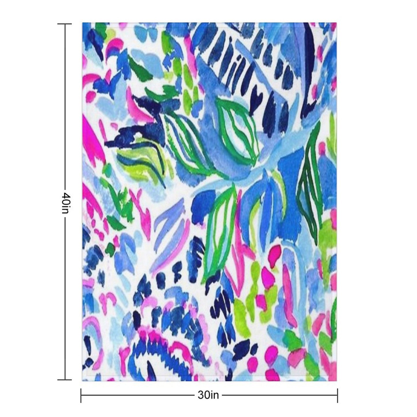 Dont Be Blue Throw Blanket