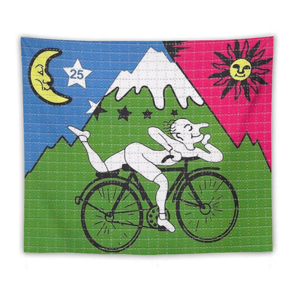LSD - Albert Hofmann - Bicycle Day Tapestry
