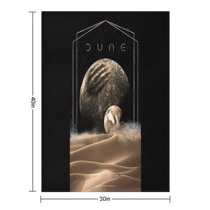 Dune Moons Throw Blanket