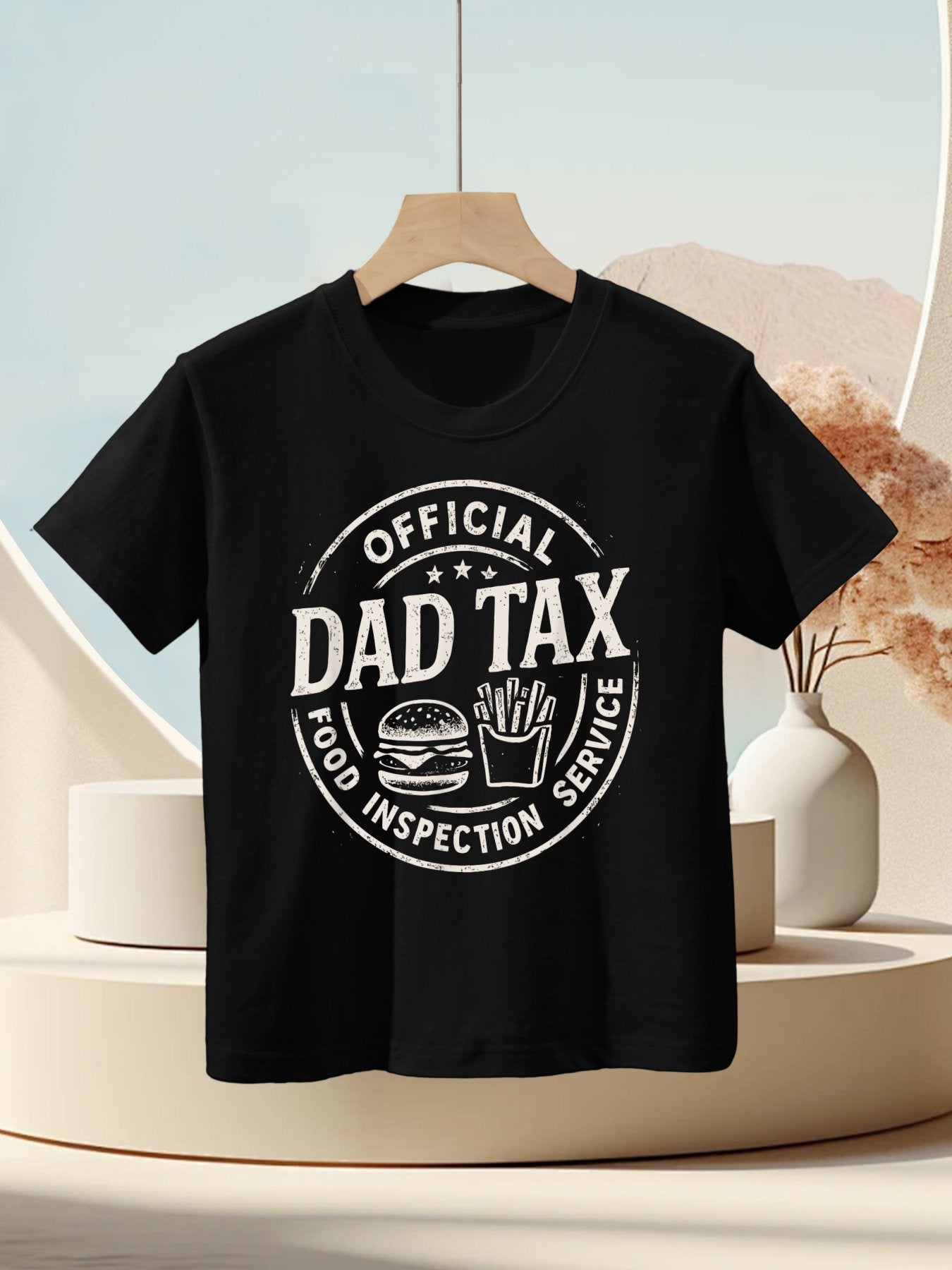 Dad Tax, Funny Papa Daddy Fathers Day Kids T-Shirt