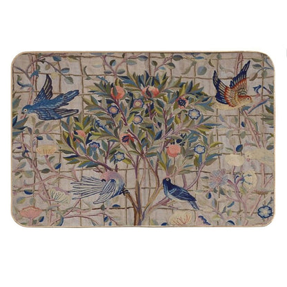 William Morris Kelmscott Trellis Embroidery Bath Mat