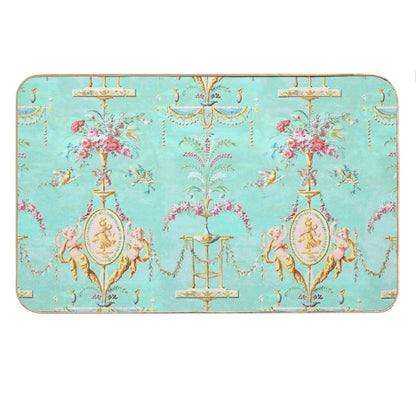 Marie Antoinette French Rococo Paris Pattern Bath Mat